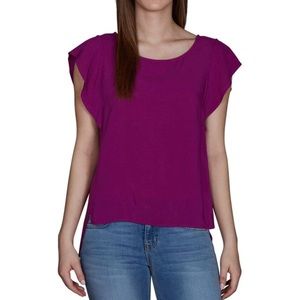 💋Urban Outfitters Velvet by Spencer & Graham Purple/Pink Cyndee Top